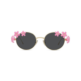 LOEWE Signature LW40173U women Gold Oval Sunglasses