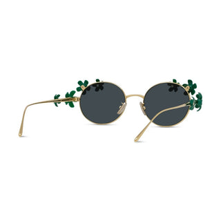 LOEWE Signature LW40173U women Gold Oval Sunglasses