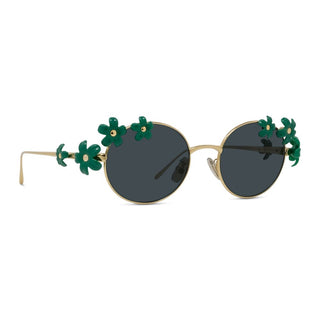 LOEWE Signature LW40173U women Gold Oval Sunglasses