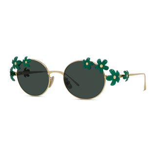 LOEWE Signature LW40173U women Gold Oval Sunglasses