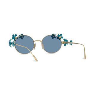 LOEWE Signature LW40173U women Gold Oval Sunglasses