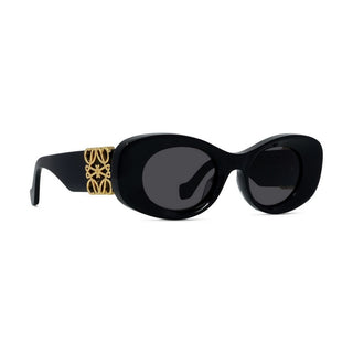 LOEWE Anagram LW40175U women Black Oval Sunglasses