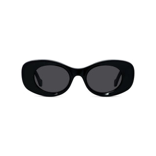LOEWE Anagram LW40175U women Black Oval Sunglasses