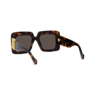 LOEWE Anagram LW40176U women Havana Oversize Sunglasses