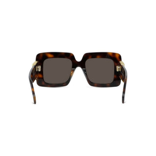 LOEWE Anagram LW40176U women Havana Oversize Sunglasses