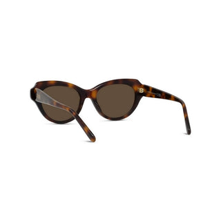 LOEWE Slim LW40178I women Havana Geometric Sunglasses