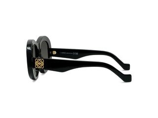LOEWE Anagram LW40181I women Black Round Sunglasses