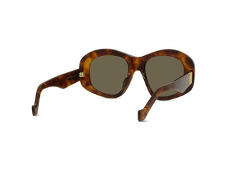 LOEWE Anagram LW40181I women Havana Round Sunglasses