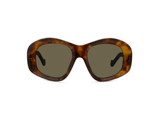 LOEWE Anagram LW40181I women Havana Round Sunglasses