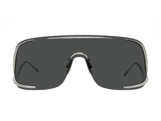 LOEWE Signature LW40193U unisex Silver Shield Sunglasses
