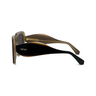 LOEWE LW40198U women Black Geometric Sunglasses