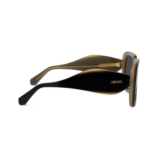 LOEWE LW40198U women Black Geometric Sunglasses