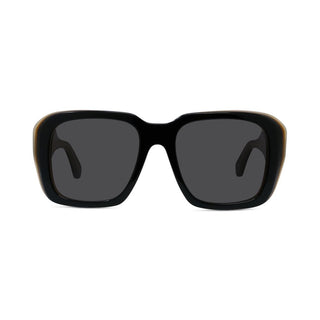 LOEWE LW40198U women Black Geometric Sunglasses
