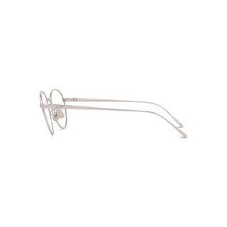 LOEWE Slim LW50087U men Silver Round Eyeglasses