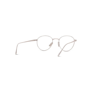 LOEWE Slim LW50087U men Silver Round Eyeglasses