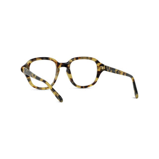LOEWE Slim LW50099I men Havana Squared Eyeglasses