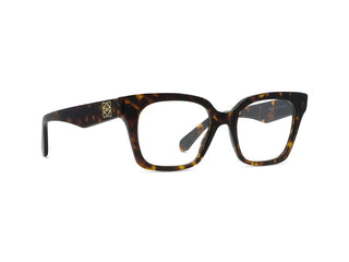 LOEWE Anagram LW50115I women Havana Geometric Eyeglasses