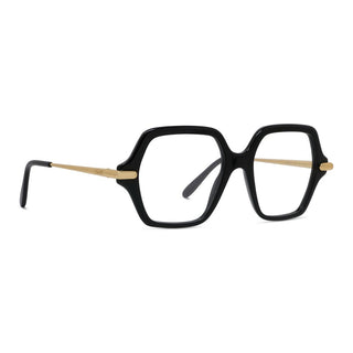 LOEWE LW50117I women Black Geometric Eyeglasses