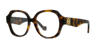 LOEWE LW50118I women Havana Round Eyeglasses