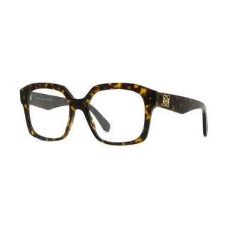 LOEWE LW50119I women Havana Squared Eyeglasses