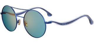 Jimmy Choo MAELLE/S women Blue Round Sunglasses