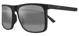 Maui Jim Makamae Mj0619s Unisex Black Squared Sunglasses