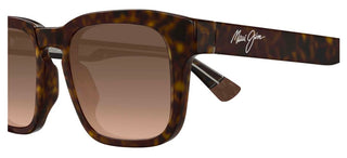 Maui Jim Maluhia Mj0643s Unisex Havana Squared Sunglasses