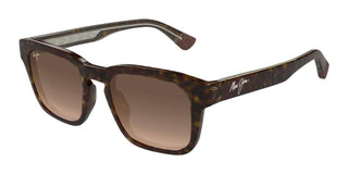 Maui Jim Maluhia Mj0643s Unisex Havana Squared Sunglasses