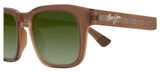 Maui Jim Maluhia Mj0643s Unisex Brown Squared Sunglasses