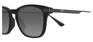 Maui Jim Mana'olana Mj0623s Unisex Black Squared Sunglasses