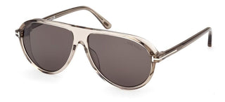 Tom Ford MARCUS FT 1023 men Brown Pilot Sunglasses