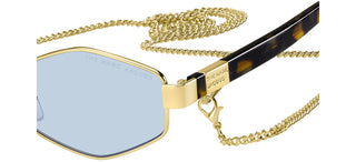 Marc Jacobs MARC 496/S women Gold Geometric Sunglasses
