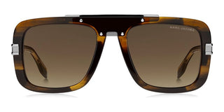 Marc Jacobs MARC 670/S men Brown Geometric Sunglasses