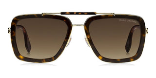 Marc Jacobs MARC 674/S men Havana Geometric Sunglasses
