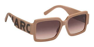 Marc Jacobs MARC 693/S women Brown Squared Sunglasses