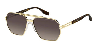 Marc Jacobs MARC 748/S men Brown Geometric Sunglasses