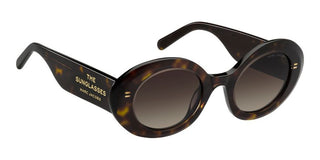 Marc Jacobs MARC 799/S women Havana Oval Sunglasses