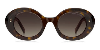 Marc Jacobs MARC 799/S women Havana Oval Sunglasses