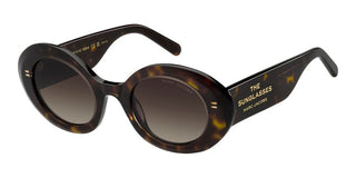 Marc Jacobs MARC 799/S women Havana Oval Sunglasses
