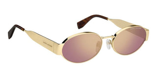Marc Jacobs Marc 806/s Women Gold Oval Sunglasses