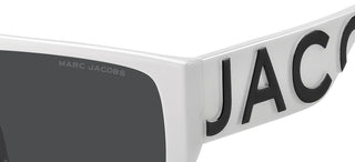 Marc Jacobs MARC LOGO 096/S unisex White Rectangle Sunglasses