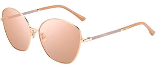 Jimmy Choo MARILIA/G/SK women Gold Cat Eye Sunglasses