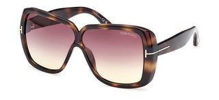 Tom Ford MARILYN FT 1037 women Havana Butterfly Sunglasses