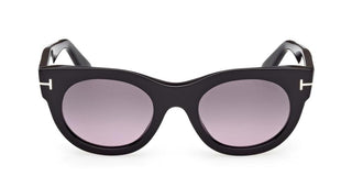 Tom Ford MARINE-02 FT1315 women Black Round Sunglasses