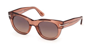 Tom Ford MARINE-02 FT1315 women Brown Round Sunglasses
