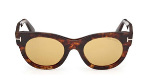 Tom Ford MARINE-02 FT1315 women Havana Round Sunglasses