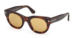 Tom Ford MARINE-02 FT1315 women Havana Round Sunglasses