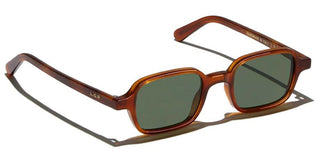 L.G.R MARRAKECH SUN unisex Havana Rectangle Sunglasses