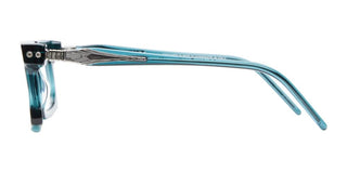 Kuboraum MASKE D74 unisex Green Rectangle Eyeglasses