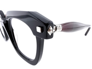 Kuboraum Maske J8 Unisex Black Squared Eyeglasses